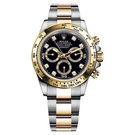 gold rolex daytona black face|Rolex Daytona Black Face Wristwatches for sale .